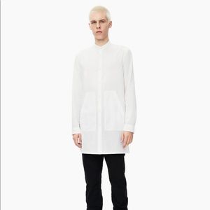 Men’s Long Mandarin Shirt by Helmut Lang